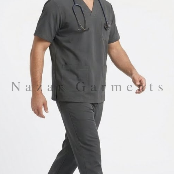 Grey Medical scrub Nazar Garments