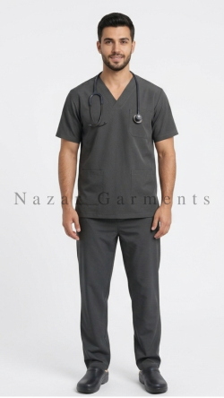 Grey Medical Scrub Nazar Garments