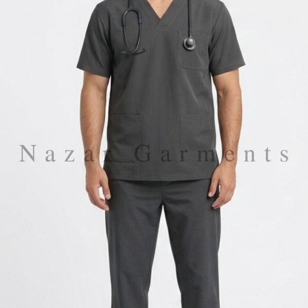 Grey Medical Scrub Nazar Garments